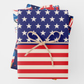 4 juli viering inpakpapier vel (In situ)