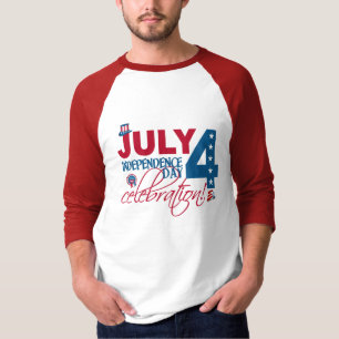 4 JULI Viering shirt, dubbelzijdig T-shirt