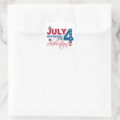 4 JULI Viering stickers (Tas)