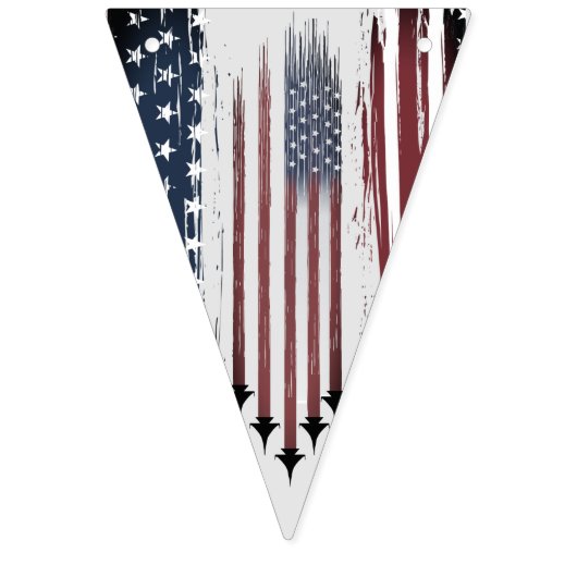 4 juli vlag Custom bunting banner Driehoek (Tweede vlag)