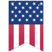 4 juli, vlag, rood, wit en blauw Bunting Vlaggetjes (Eerste vlag)