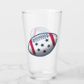 4 juli-voetbal glas (Achterkant)