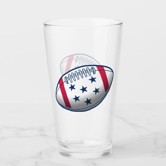 4 juli-voetbal glas (Voorkant)
