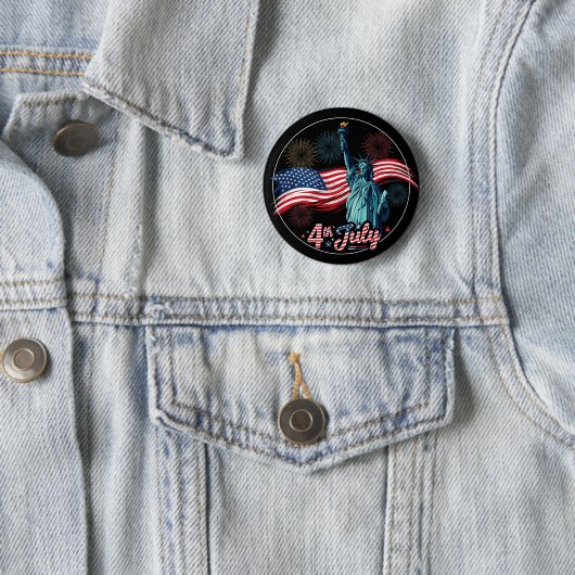 4 juli Vrijheid Button (In situ)