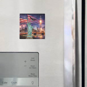 4 juli VS 250e Statue of Liberty Raket Magneet