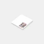 4 juli VS 250e verjaardag Semiquincentennial Post-it® Notes (Schuin)