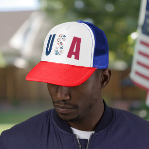 4 juli VS Trucker Hat – Patriottische stijl Pet
