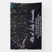 4 juli Vuurwerk Advertentie Banner (Verticaal)