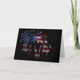 4 juli Vuurwerk & de Amerikaanse vlag in Lichten Kaart