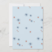 4 juli Vuurwerk Verjaardag Uitnodiging (Achterkant)