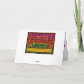 4 juli Wenskaart Kaart (Achterkant)