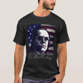 4 juli William McKinley President US Flag Pat T-shirt (Voorkant)