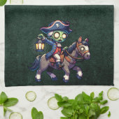 4 juli Zombie Theedoek (Gevouwen)