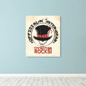 4 Kleine Monsters - Andy Holiday Canvas Afdruk (Insitu (Houten vloer))