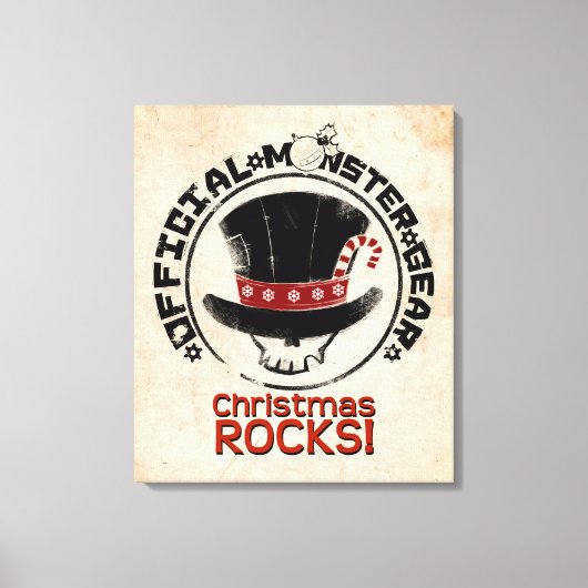 4 Kleine Monsters - Andy Holiday Canvas Afdruk (Voorkant)