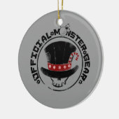 4 Kleine Monsters - Andy Holiday Logo Keramisch Ornament (Links)