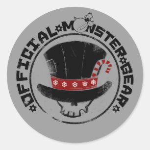 4 Kleine Monsters - Andy Holiday Logo Ronde Sticker