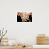 4 kleine monsters - door de stad lopen poster (Keuken)