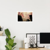 4 kleine monsters - door de stad lopen poster (Thuiskantoor)