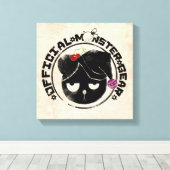 4 kleine monsters - Michael Holiday Logo 2 Canvas Afdruk (Insitu (Houten vloer))