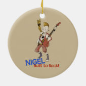 4 Kleine Monsters - Nigel Keramisch Ornament (Achterkant)