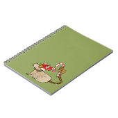 4 Kleine Monsters - Tesla Holiday Logo Notitieboek (Linkerzijde)