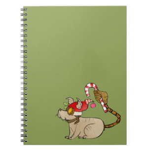 4 Kleine Monsters - Tesla Holiday Logo Notitieboek