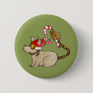 4 Kleine Monsters - Tesla Holiday Logo Ronde Button 5,7 Cm