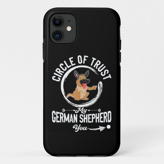 4 Kring van vertrouwen Mijn Duitse Herder Case-Mate iPhone Case (Achterkant)