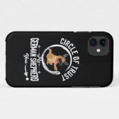 4 Kring van vertrouwen Mijn Duitse Herder Case-Mate iPhone Case (Achterkant (horizontaal))