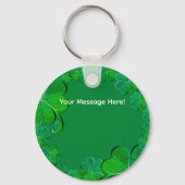 4 Leaf Clover Frame+Foto Sleutelhanger (Achterkant)