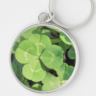 4 Leaf Clover Good Luck Charm Sleutelhanger