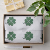 4 Leaf Clover Irish Shamrock Tissuepapier (Geschenk)