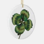 4 Leaf Clover Keramisch Ornament (Rechts)