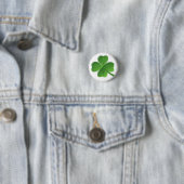 4 Leaf Clover Lucky Pin Ronde Button 3,2 Cm (In situ)