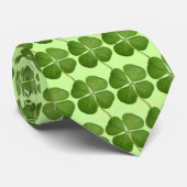 4 Leaf Clover Shamrock Stropdas (Opgerold)