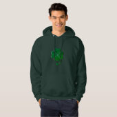 4 Leaf Clover St. Patrick's Day Hoodie (Voorkant volledig)