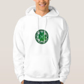 4 Leaf Clover St. Patrick's Day Hoodie (Voorkant)