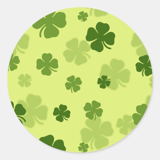 4 Leaf Clovers Sticker (Voorkant)