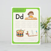 4 Learn To Spell Letter D Teacher Home Schooling (Staand voorkant)