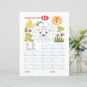 4 Learn To Spell Letter L Teacher Home Schooling (Staand voorkant)