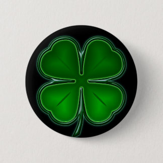 4 leder op zwarte rug ronde button 5,7 cm