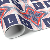 4 Letter Word-Sjabloon, alle keren Cadeaupapier (Rol Hoek)