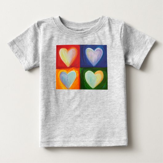 4 Liefde Kunst Aangepaste Shirten (Voorkant)