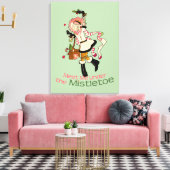 4 Little Monsters - Nessa Holiday Canvas Afdruk (Insitu (Woonkamer))