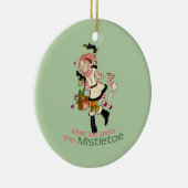 4 Little Monsters - Nessa Holiday Keramisch Ornament (Rechts)