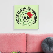 4 Little Monsters - Nessa Holiday Logo 2 Canvas Afdruk (Insitu (Woonkamer))