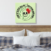 4 Little Monsters - Nessa Holiday Logo 2 Canvas Afdruk (Insitu (Slaapkamer))