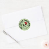 4 Little Monsters - Nessa Holiday Logo 2 Ronde Sticker (Envelop)