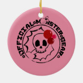 4 Little Monsters - Nessa Holiday Logo Keramisch Ornament (Achterkant)